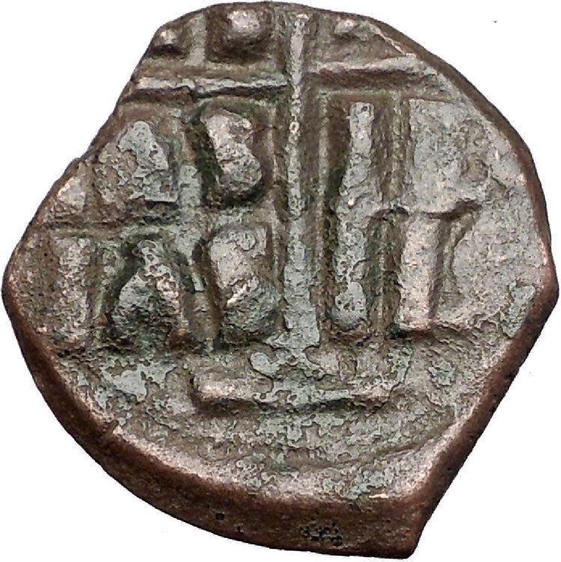 Jesus Christ Class B Anonymous Ancient 1028ad Byzantine: Authentic Ancient Coin of: Byzantine Empire Anonymous Class B Bronze Follis 30mm (10.04 grams) Struck during the reign of Romanus III 1028-1034 A.D. Reference: Sear 1823 Bust of Christ facing , weari