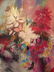Abstract Floral Still Life, Studio Wrap Oil Painting - 2