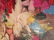 Abstract Floral Still Life, Studio Wrap Oil Painting - 3