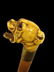 Early Composition Snarling Dog Walking Stick Cane - 2