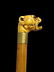 Early Composition Snarling Dog Walking Stick Cane - 4