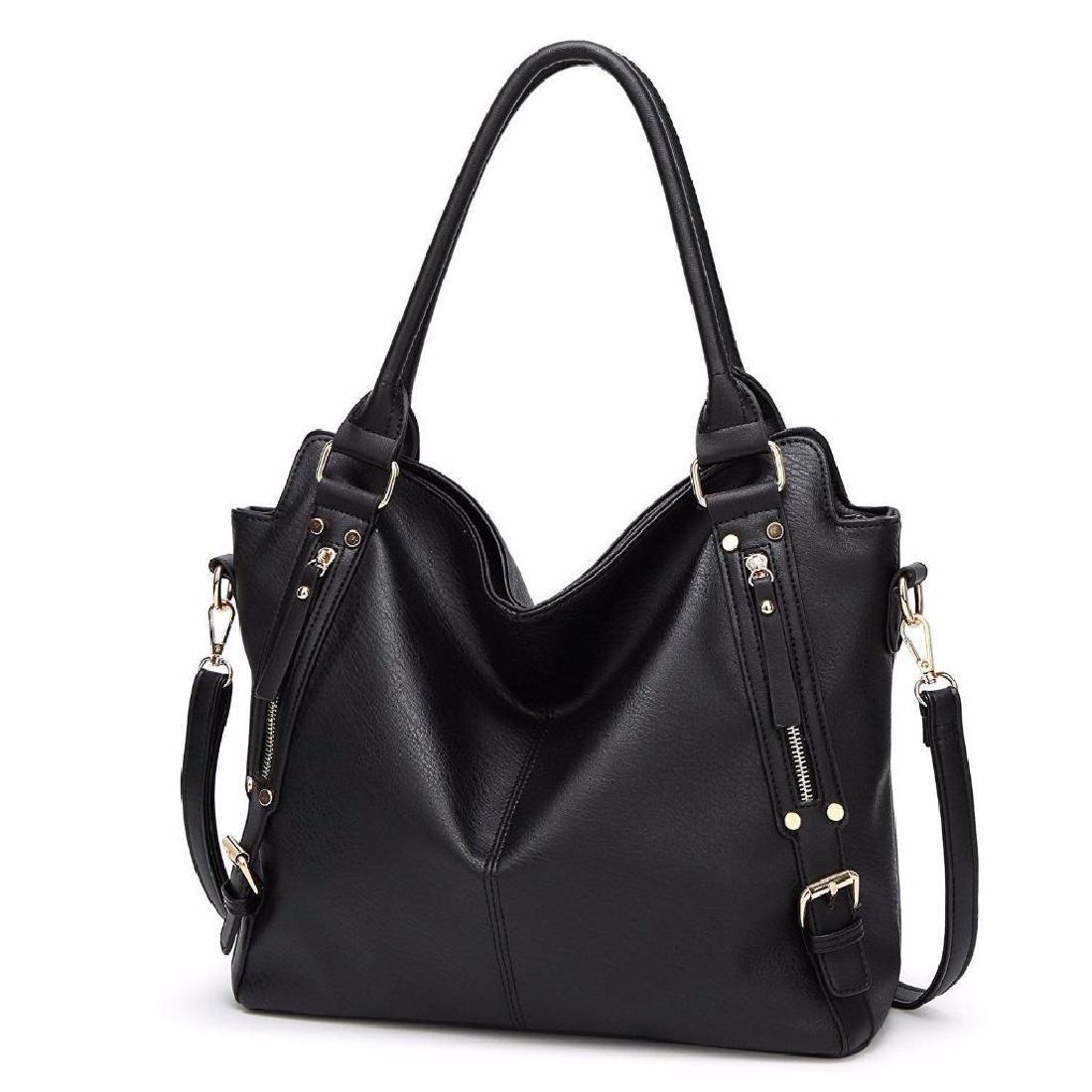Designer Tote Bag Ladies: Women's Designer Shoulder Handbag Tote Bags Dimensions: 13.4 x 5.5 x 12.2 inches Shipping Weight: 2.1 pounds MATERIAL: High Quality PU Leather. CLOSURE: Top Zipper Closure DIMENSIONS: 13.38"W x 12.2"H
