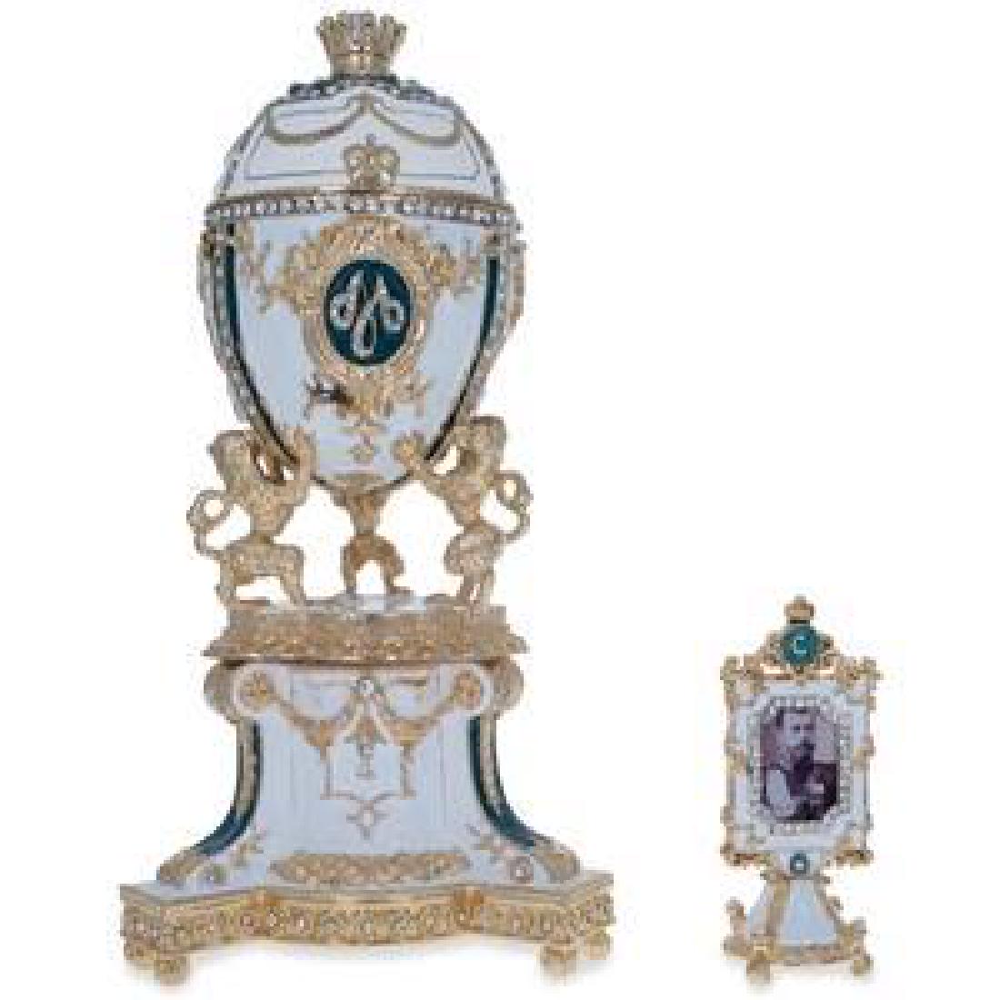 1888 Royal Danish Faberge Egg: 1888 Royal Danish Russian Faberge Egg Peter Carl Faberge is the world's most famous jeweler who created eternally original pieces of art. The series of Easter eggs created by Faberge for the Russian I