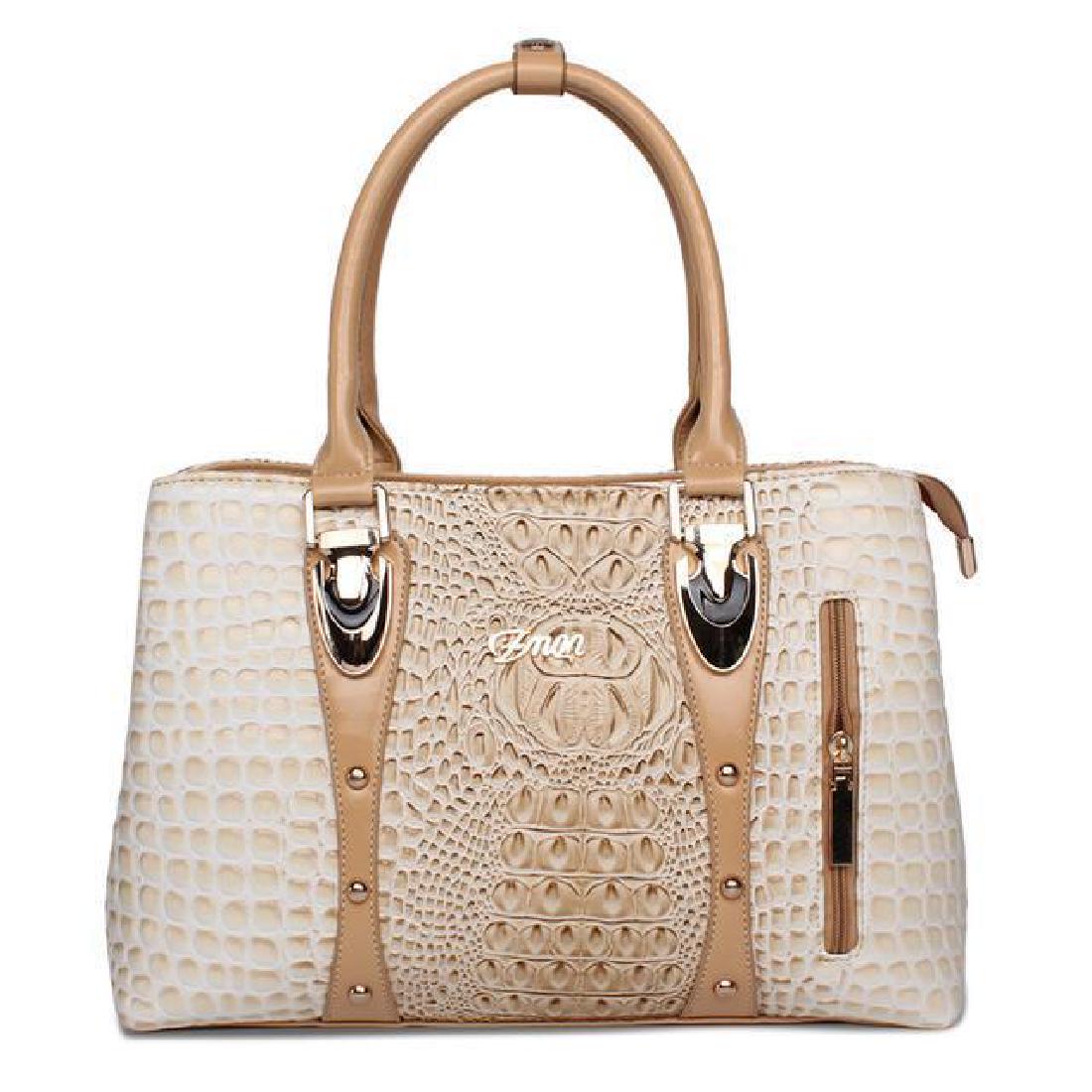 Zmqn Women Handbags Tote Bags Crocodile Alligator: Brand: Alligator Style: Tote - 9393-022318-EB-19594