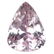 5.17ct Natural Silver Pink Brazilian Pear Cut Kunzite