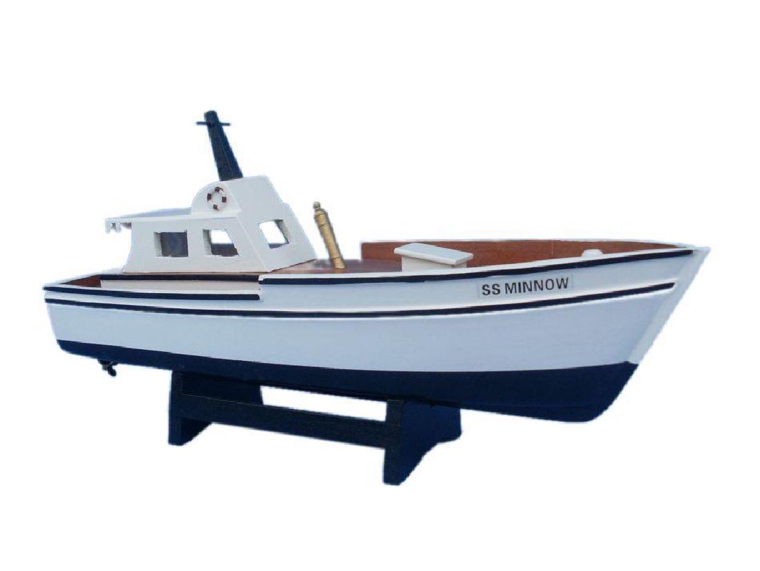 Wooden Gilligan's Island - Minnow Model Boat 14": Wooden Gilligan's Island - Minnow Model Boat 14" SOLD FULLY ASSEMBLED Ready for Immediate Display - Not a Model Ship kit Inspired by the charter boat and pleasure yachtÂ S.S. Minnow, famous from the