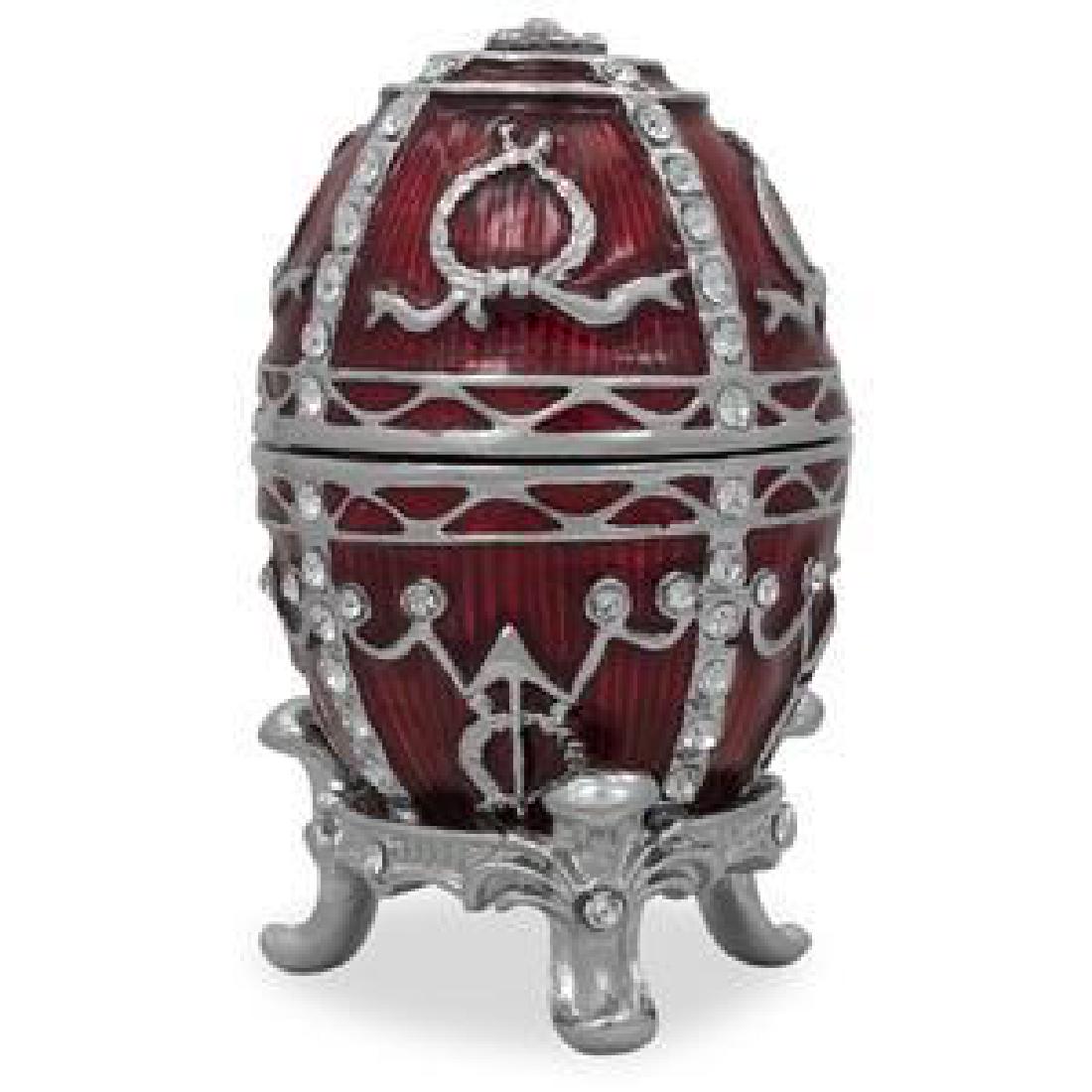 1895 Rosebud Russian Faberge Egg: 1895 Rosebud Russian Faberge Egg Peter Carl Faberge is the world's most famous jeweler who created eternally original pieces of art. The series of Easter eggs created by Faberge for the Russian Imperi