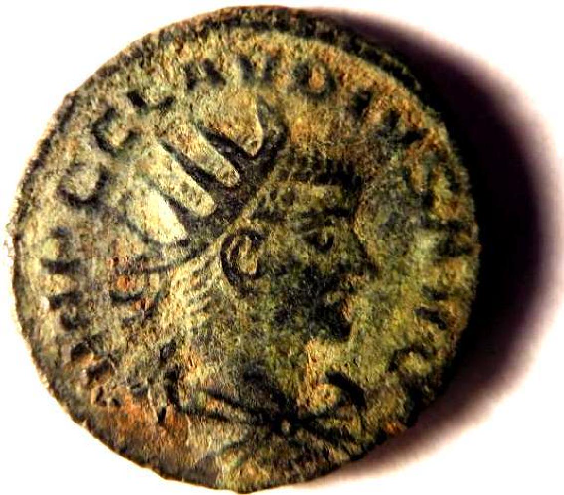 Ancient Bronze Radiate of Emperor Claudius II (268-270: The antoninianus (plural antoniniani) is a modern name for a type of coin minted by the Roman Empire in the 3rd century A.D. Initially, the antoninianus was silver and carried a value of 2