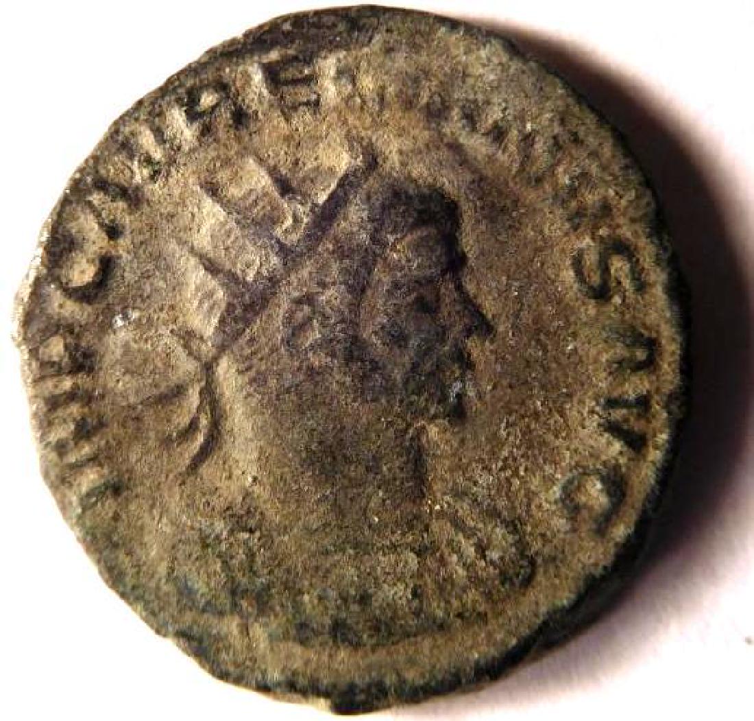 Ancient Bronze Radiate of Emperor Aurelian (270-275: The antoninianus (plural antoniniani) is a modern name for a type of coin minted by the Roman Empire in the 3rd century A.D. Initially, the antoninianus was silver and carried a value of 2