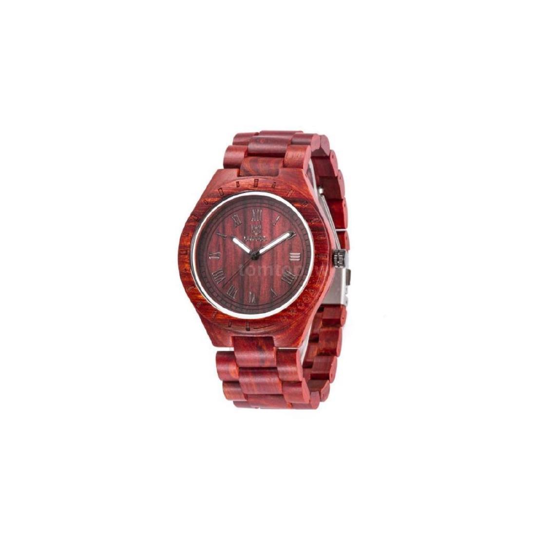 Casual Men's Sandal Wooden Analog Quartz Wristwatch: Dial Display: Analog. Battery life: 36 months. Dial Shape: Round Dial diameter: 3.75cm / 1.5in. Dial thickness: 1cm / 0.39in Package size: 18 * 15 * 2cm / 7.1 * 5.9 * 0.8in. Battery: 1 * SR626SW 1.55V