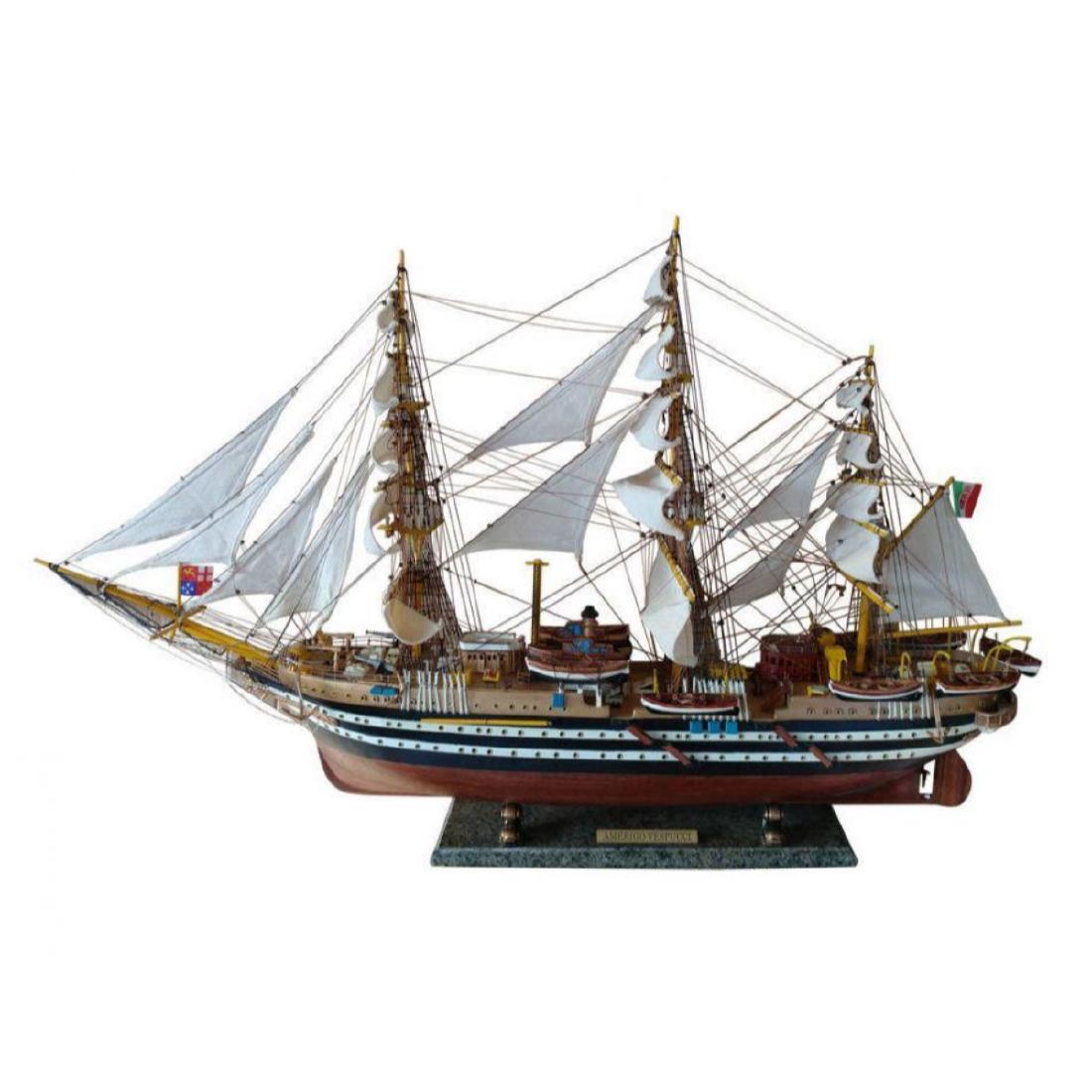 Amerigo Vespucci Limited Tall Ship Model 38": Amerigo Vespucci Limited Tall Ship Model 38" Finely-crafted details and museum-quality features define theseÂ LimitedÂ EditionÂ scale replica tall ship models of theÂ Amerigo Vespucci.Â With