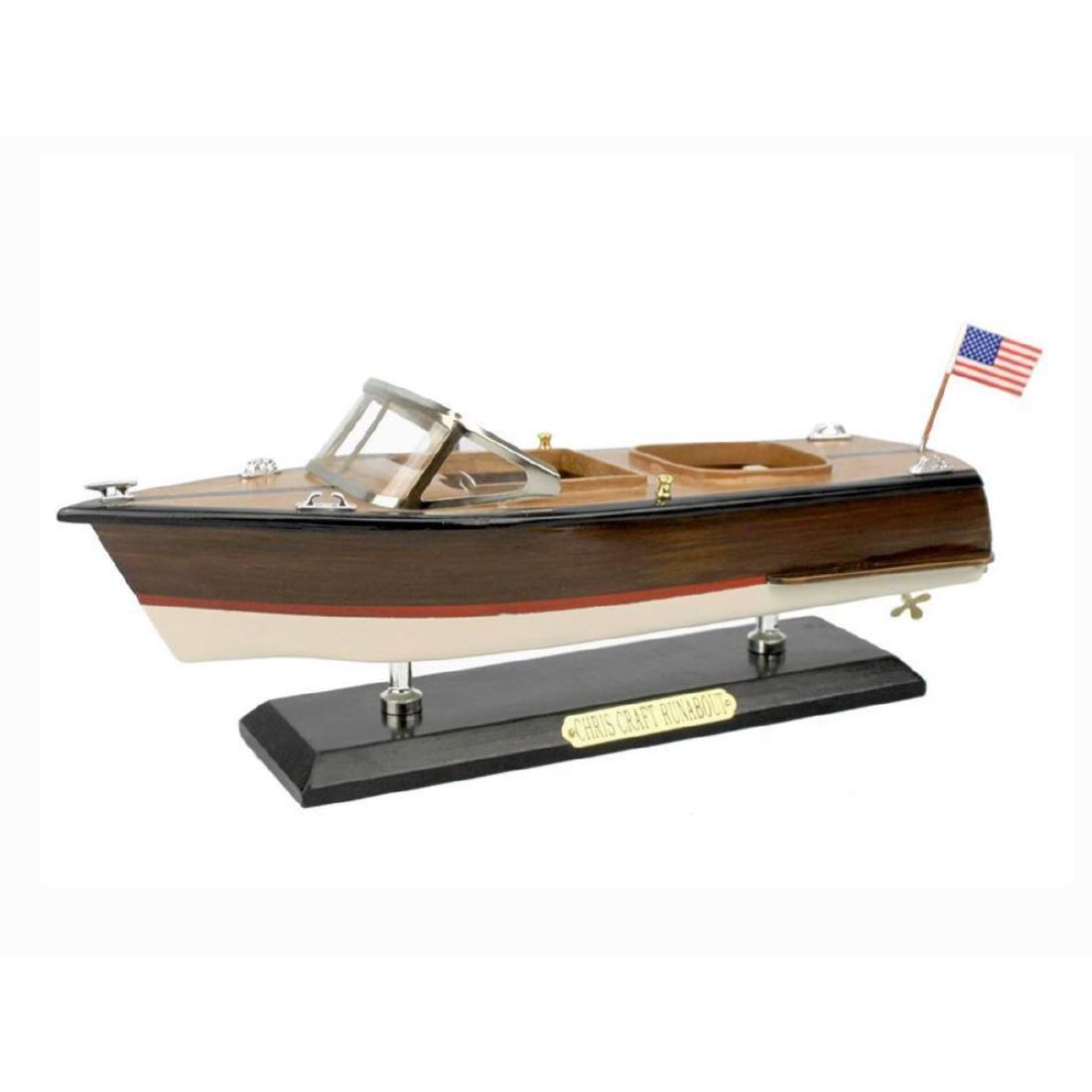 Wooden Chris Craft Runabout Model Speedboat 14": Wooden Chris Craft Runabout Model Speedboat 14" Â THIS IS NOT A MODEL SHIP KIT Sold Fully Assembled As early as the 1920s Chris-Craft was building powered pleasure boats that captivated the nautical