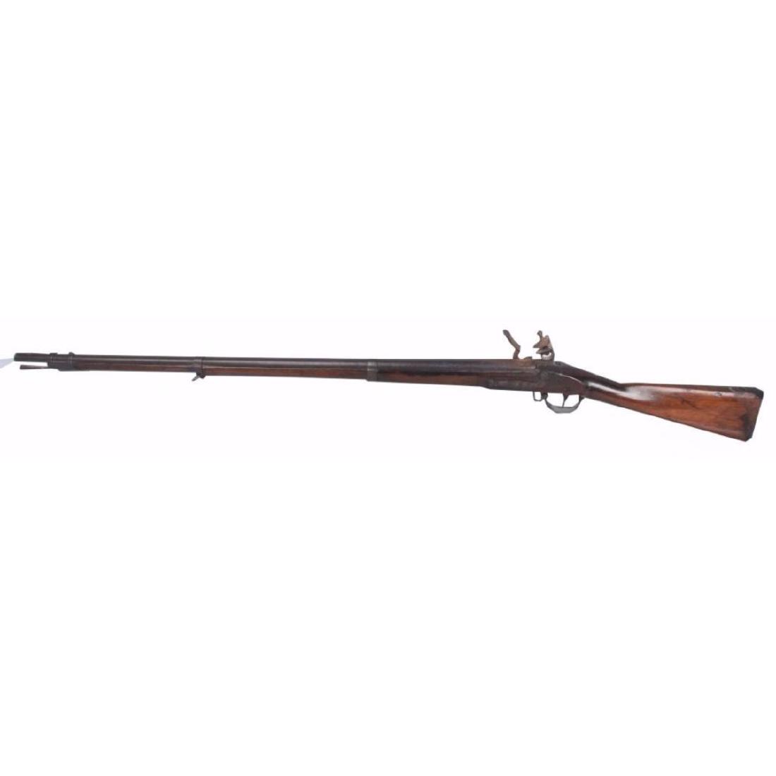Rare U.S. 1816 HARPERS FERRY .69 caliber MUSKET: U.S. 1816 HARPERS FERRY .69 MUSKET 42" barrel, A flintlock with Strong action. Stock is varnished. Metal w/ some pitting. Overall good condiion for a rare early Ameican Military Rifle. The U.S. 1816 m