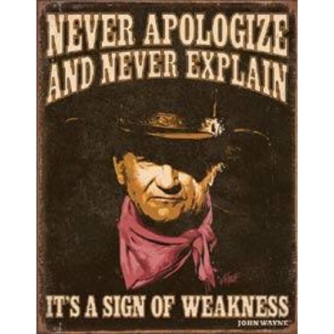 Wayne - Sign of Weakness: Wayne - Sign of WeaknessÂ 12.5"Wx16"HÂ