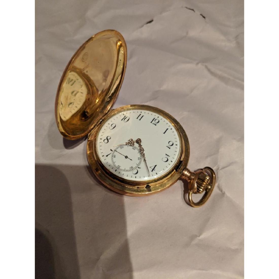 Makers Mark Stamped Wind-up Pocket Watch: Makers Mark Stamped Wind-up Pocket Watch - All items may be shipped or picked up locally within one week of sale. We will provide shipping estimates to the winning bidders or winning bidders may arran