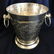 Vintage Embossed Grapes Motif Champagne Ice Bucket
