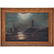 c1900 Lighthouse In Moonlight Oil Painting by Louis