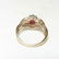1.10ct Oval Red Ruby & Diamond 14K Gold Estate Ring - 3