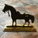 Vintage Brass Equestrian Horse Doorstop - 3