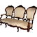 Mid 19thc American Walnut, Rosewood Settee - 3