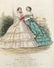 19thc French Hand-colored Engraving, Fashion Plate