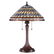Tiffany-style 2 Light Mission Stained Glass Table Lamp - 2