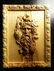 Lithuanian Carved Wooden Wine Cellar Plaque, Dionysus,