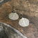 Pierced Silver Leaves, Filigree Dangle Earrings