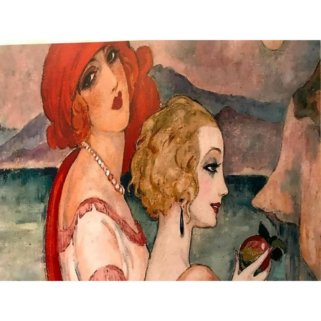 After Gerda Wegener, The Danish Girls Wife,: After Gerda Wegener "The Danish Girls Wife" 1923 Art Nouveau reproduction digital print . 8" X 10" on photo paper.