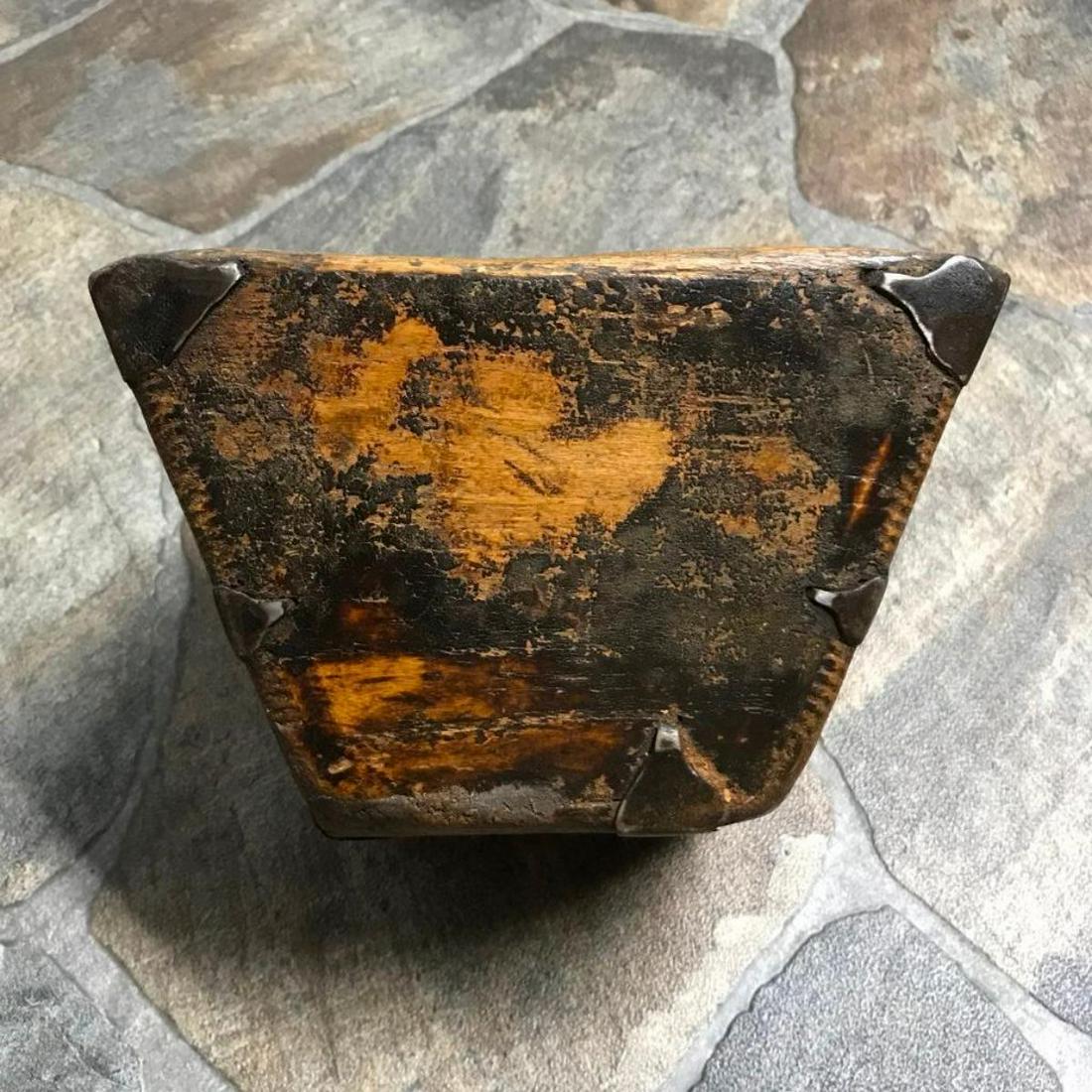 Antique Wooden Rice Bucket, Scoop (1 of 3)