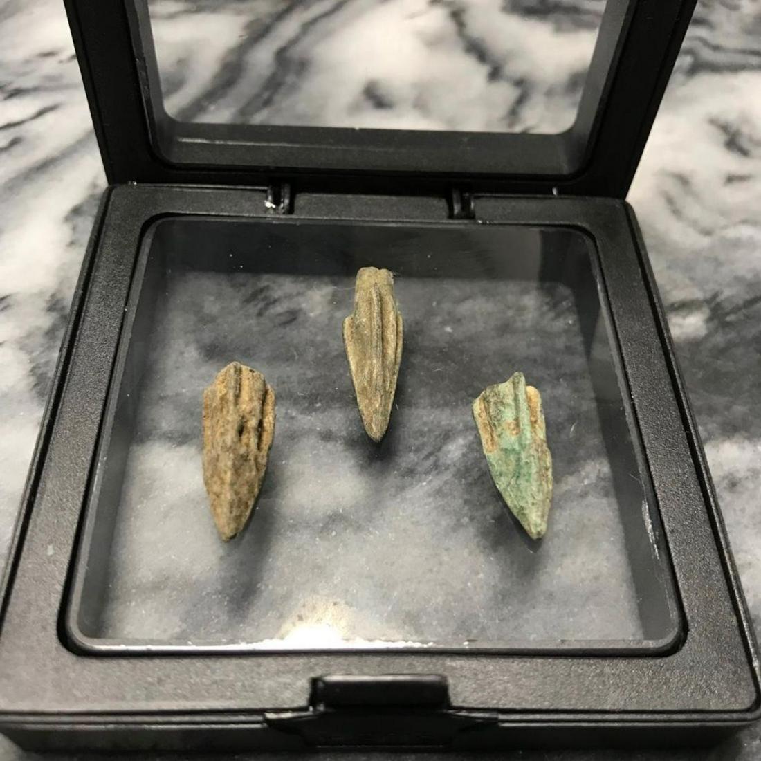 Set of Ancient Greek / Scythian Socketed Arrowheads (1 of 3)