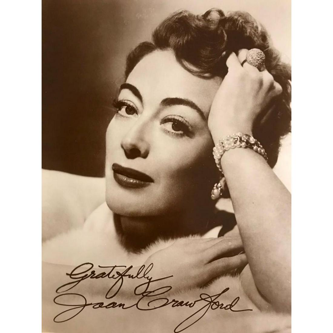 Movie Star Joan Crawford Sepia Photo Print (1 of 2)