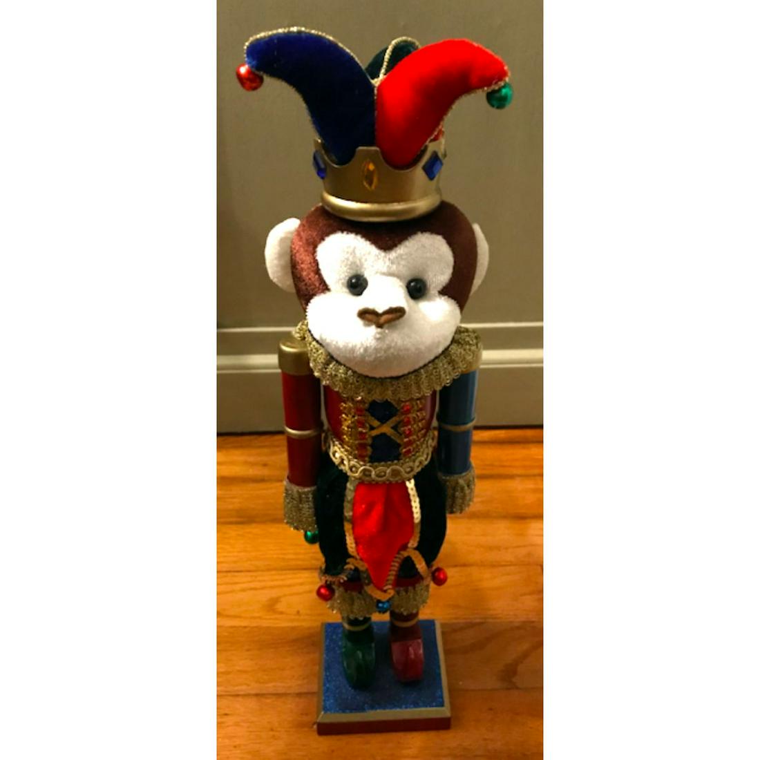 Monkey Jester Wooden Nutcracker (1 of 4)