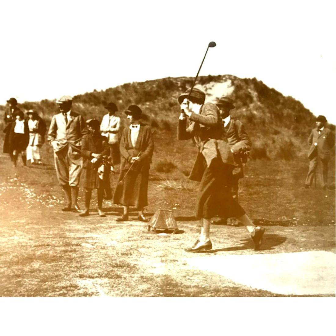 Women's Golfing Championship Sepia Photo Print (1 of 2)