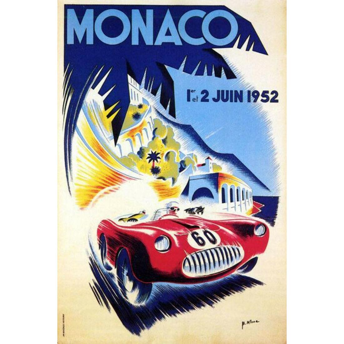 Monaco Grand Prix Racing Poster (1 of 1)