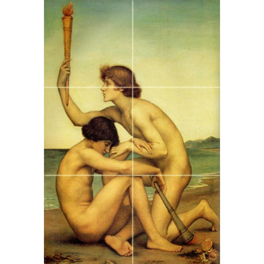 Greek Mythology Ceramic Art Tile Mural (1 of 3)