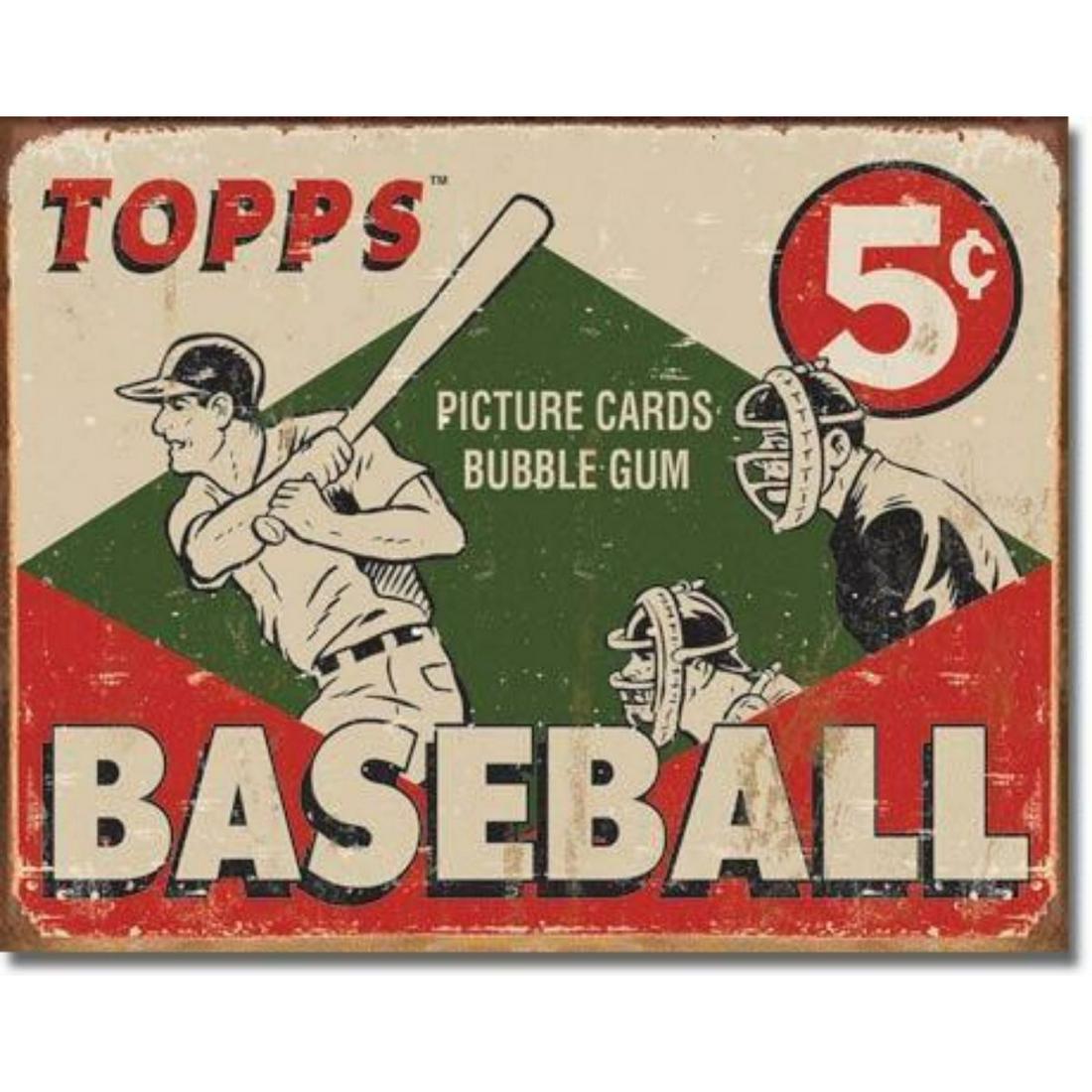 TOPPS Bubblegum Baseball Card Pub Bar Sign (1 of 1)