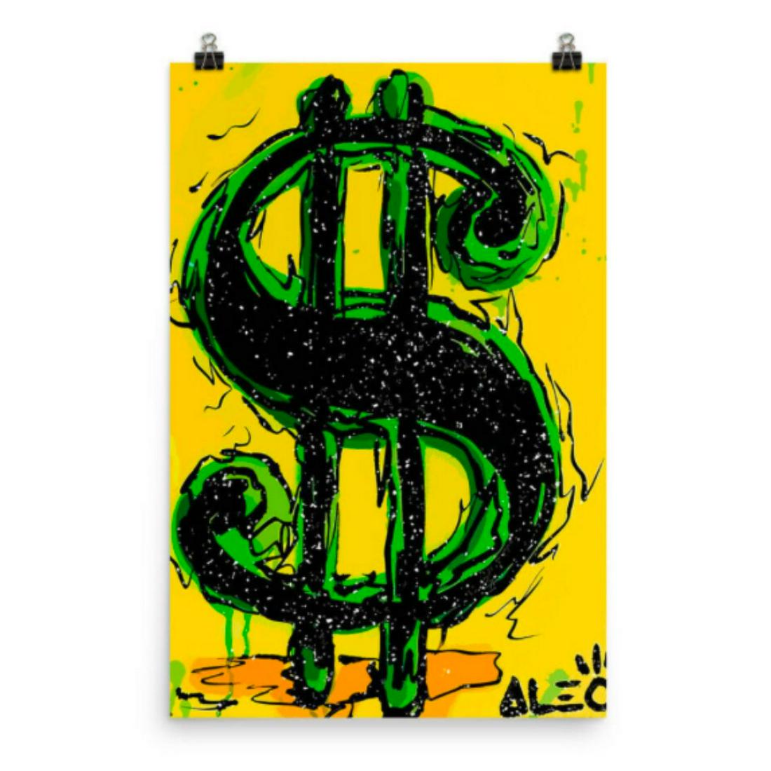 Alec Monopoly $ Sign Lithograph (1 of 3)