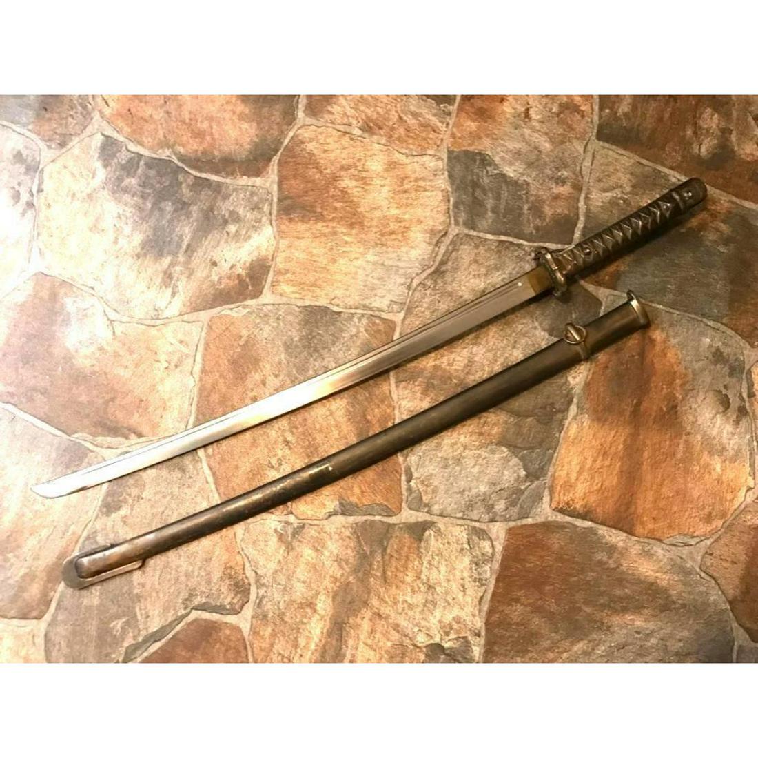 World War II Japanese NCO Katana Shin-Gunto Sword
