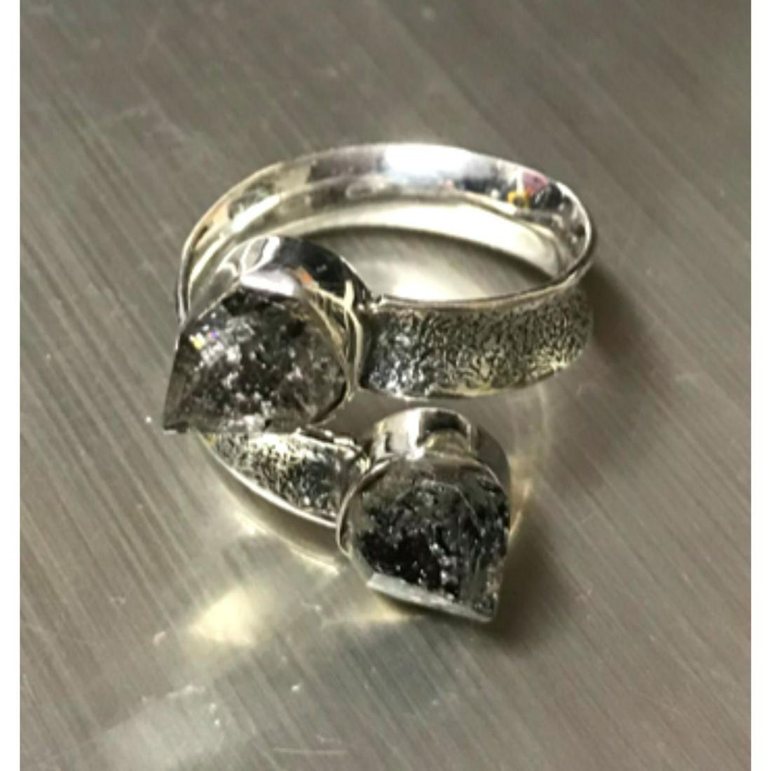 Herkimer Diamond Sterling Modern Ring (1 of 4)