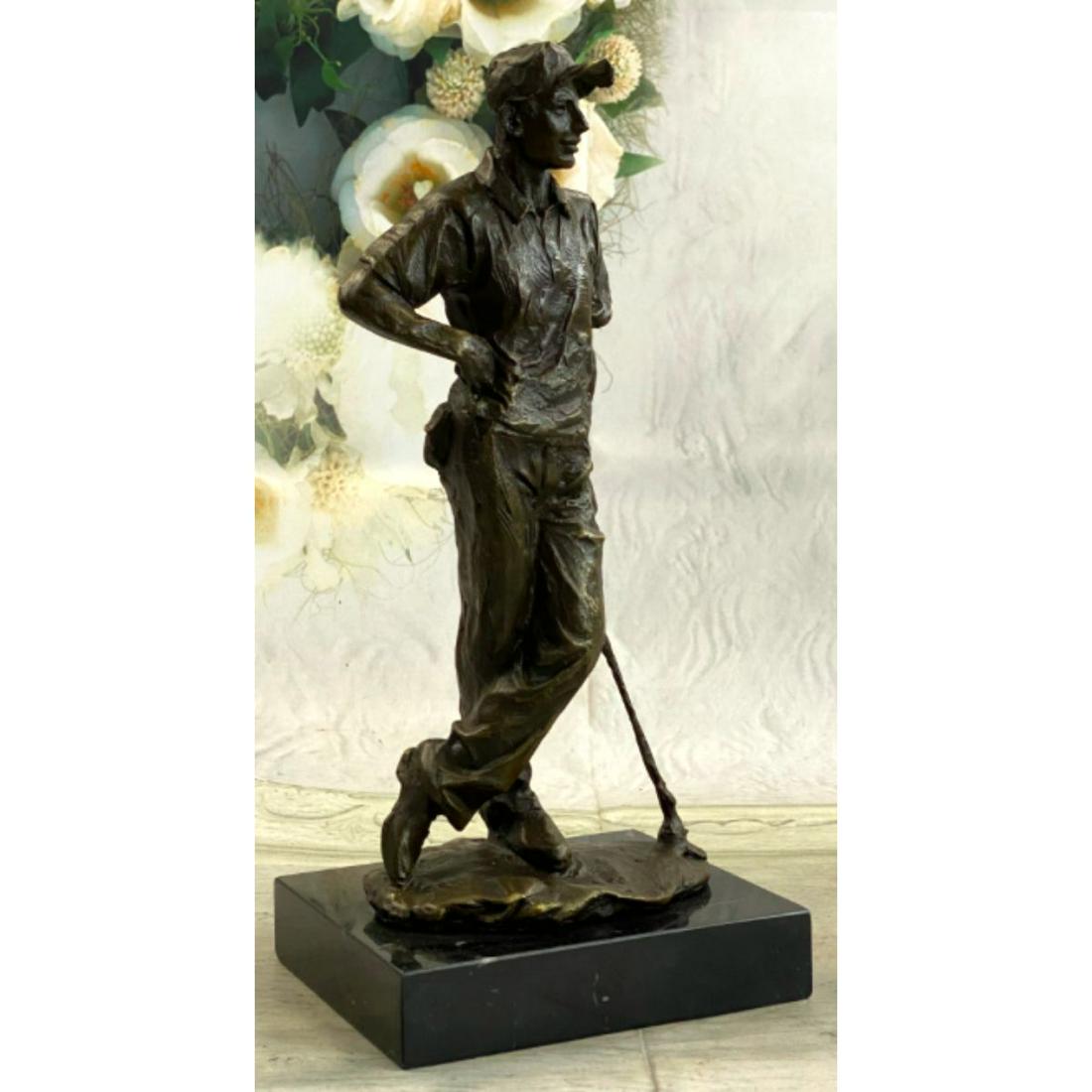 Tiger Woods Golfing Bronze Signed Tribute Sculpture (1 of 6)