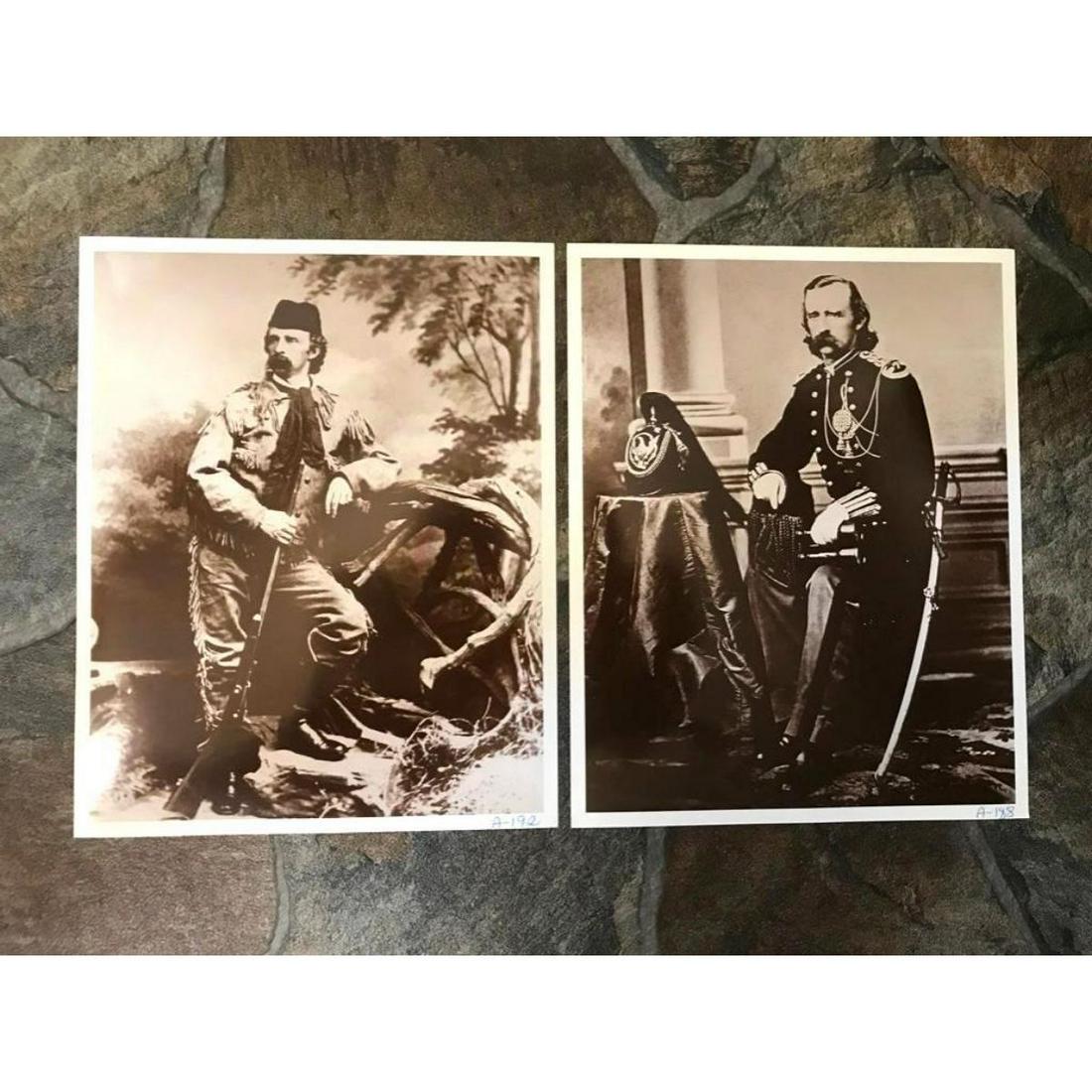 Pair of George Armstrong Custer Photo Prints (1 of 1)