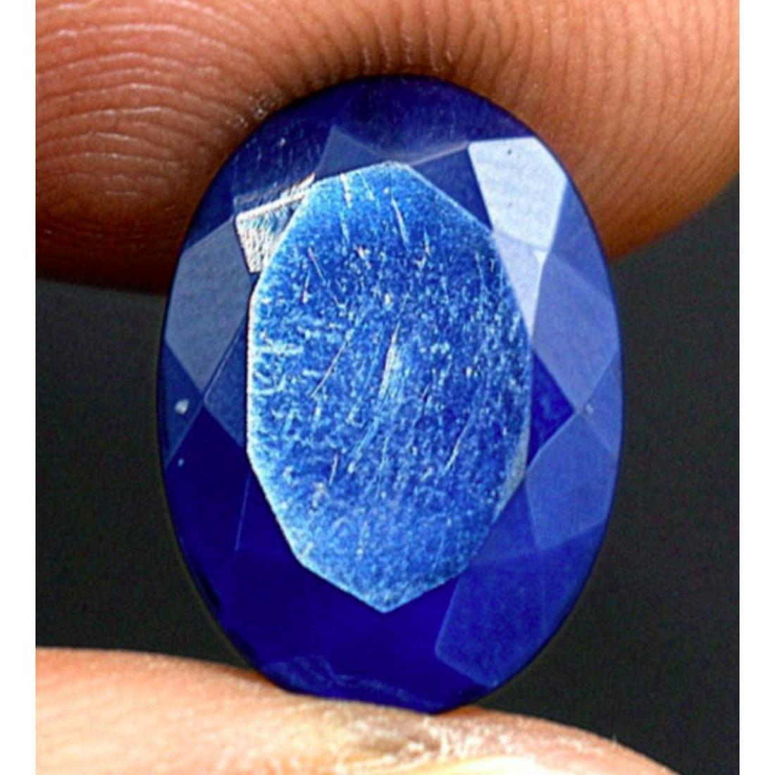 22.95ct Faceted Blue Opal Gemstone (1 of 4)