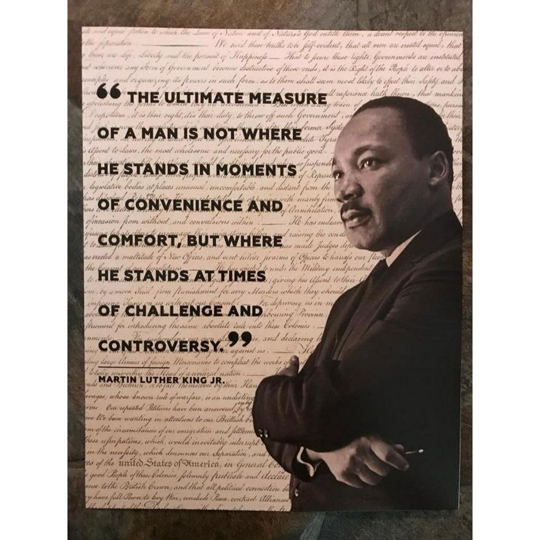 Martin Luther King Quote, Lithograph Print (1 of 1)