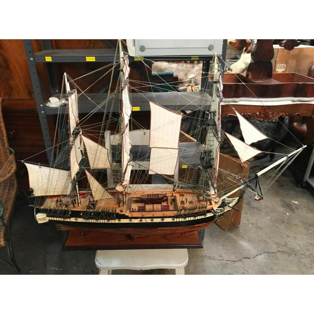 USS Essex Museum Quality Wooden Ship Model (1 of 7)