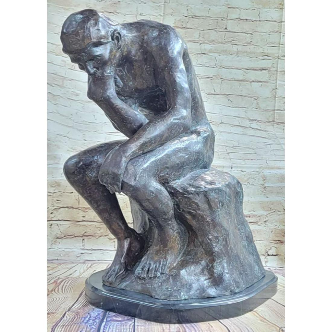 After Rodin, The Thinker Bronze Sculpture (1 of 6)