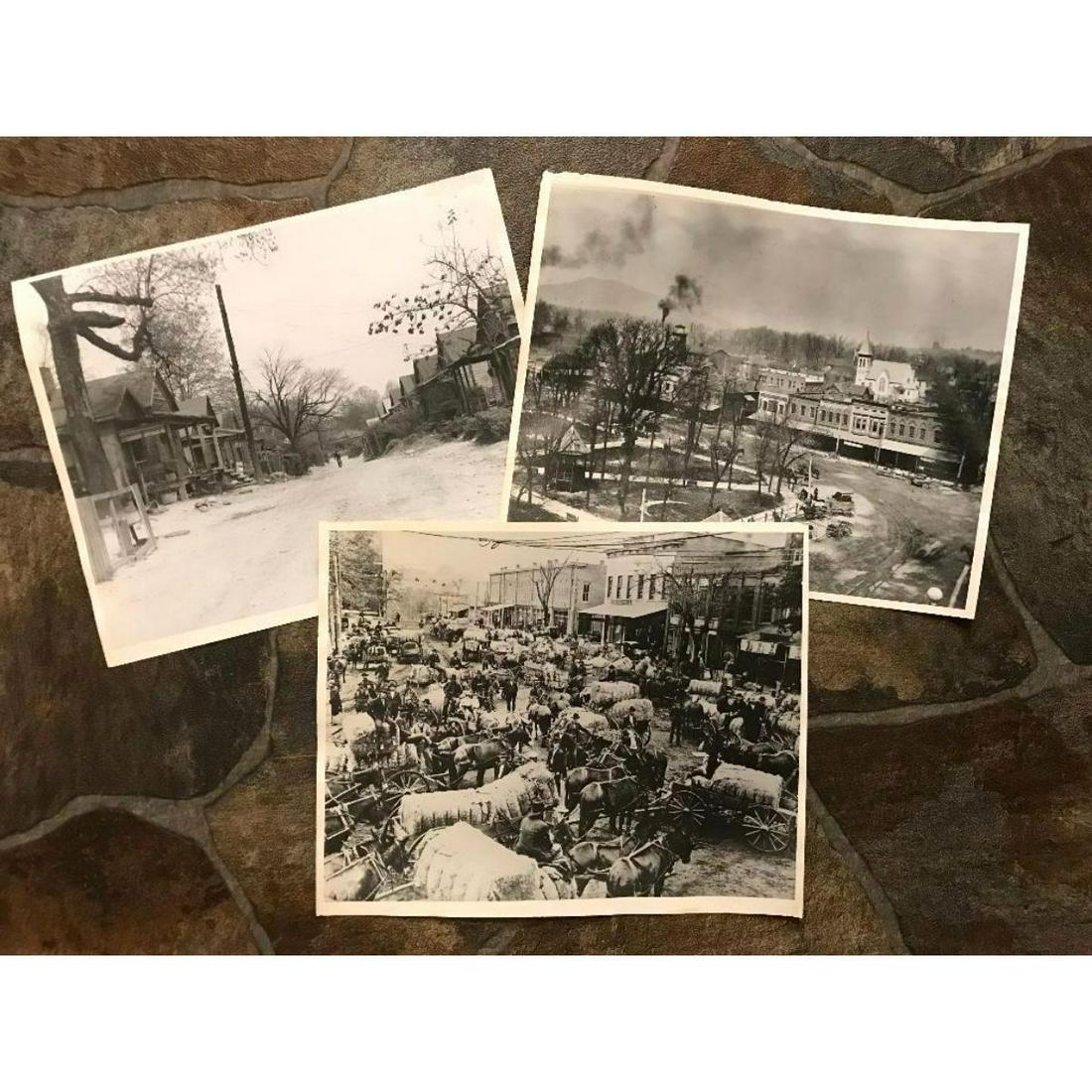 Early 1900's Marietta Square, Georgia, Cotton Wagons Photos (1 of 4)