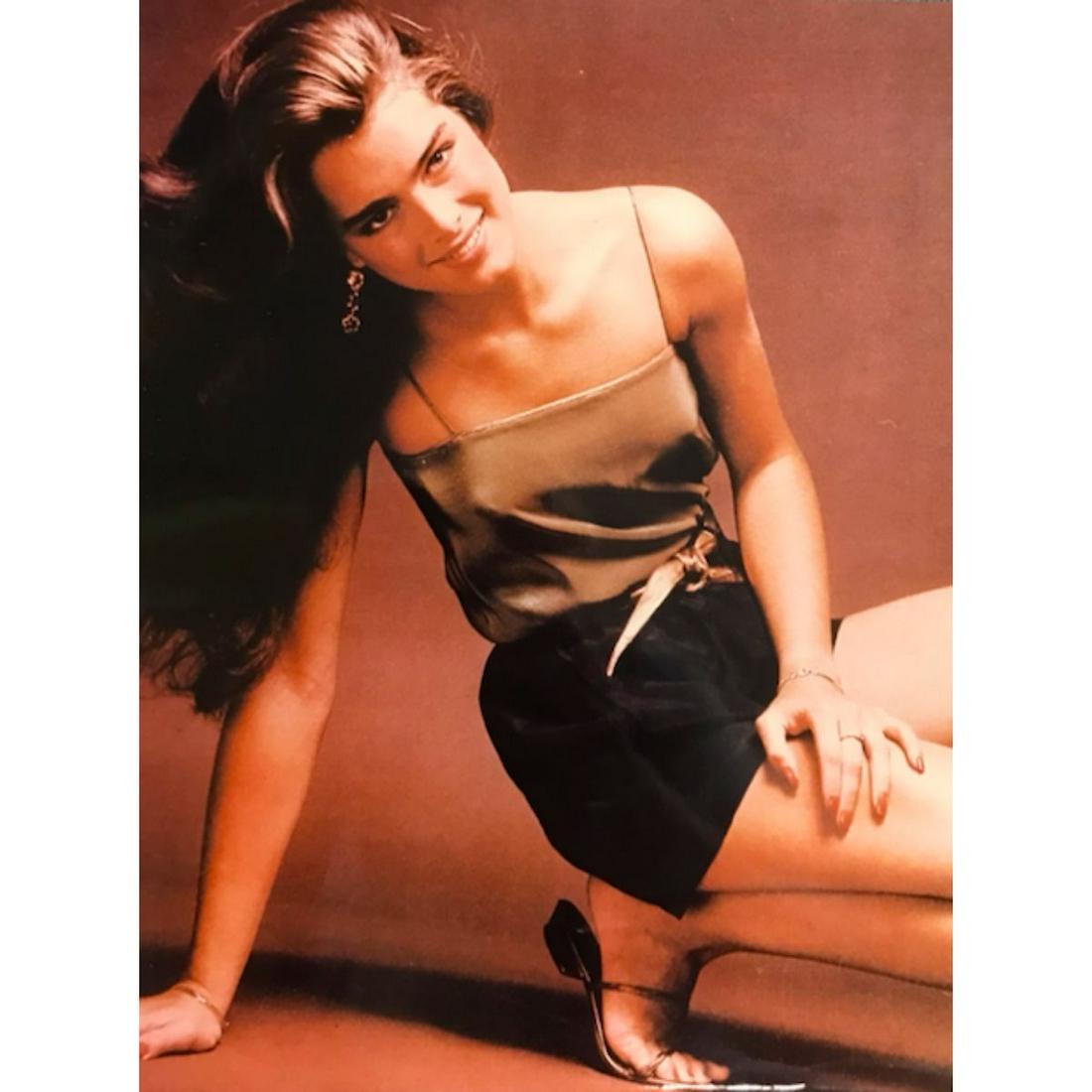 Brooke Shields Color Photo Print: Brooke Shields vintage color photograph. Printed in the early 1990's on photo paper. 8" X 10".