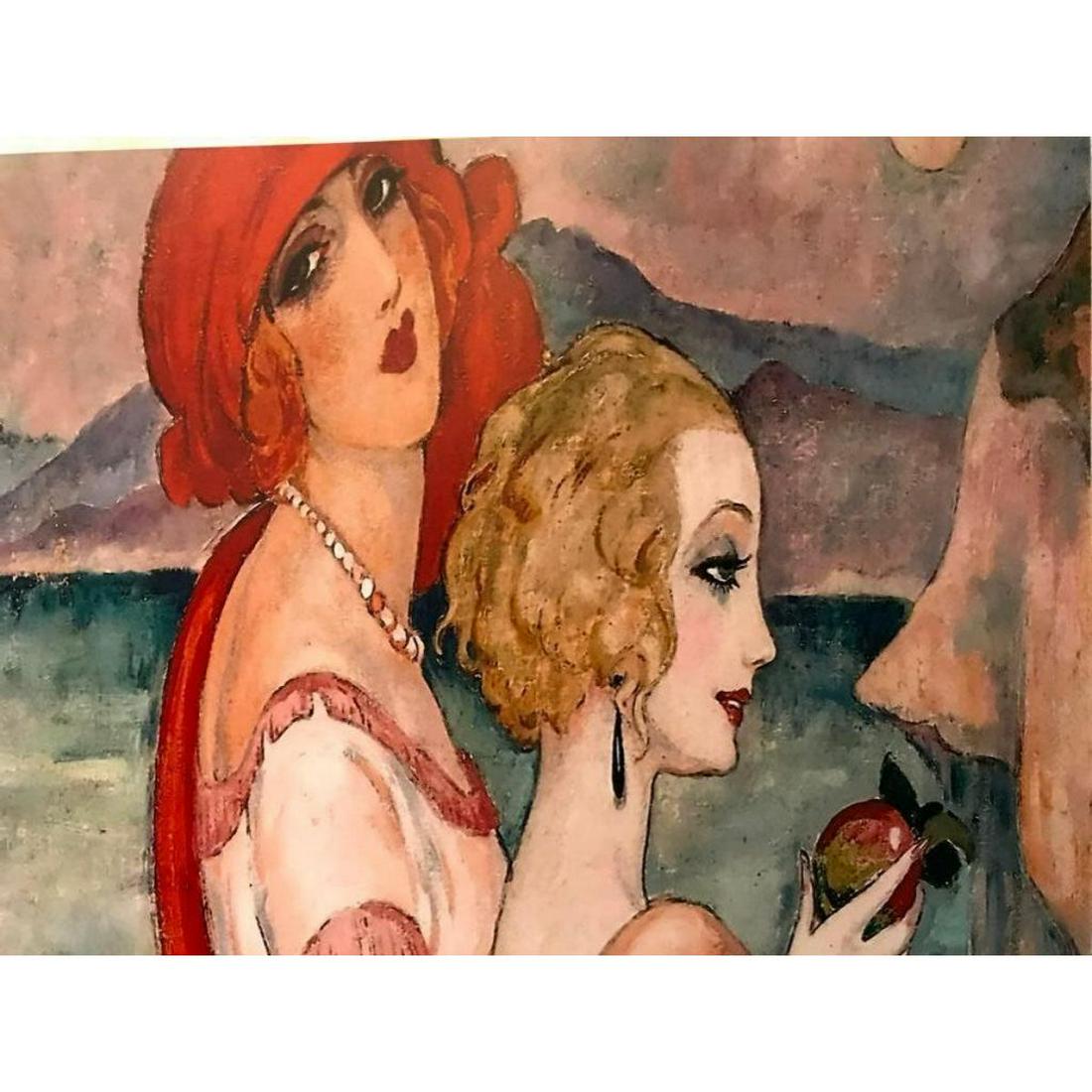 After Gerda Wegener, The Danish Girls Wife Print: After Gerda Wegener "The Danish Girls Wife" 1923 Art Nouveau modern digital print on photo paper. 8" X 10".
