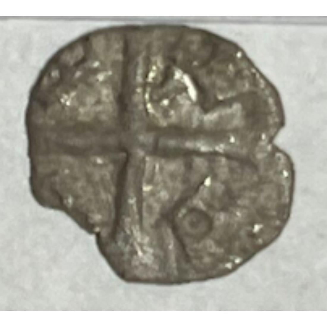 14th - 15thc Crusader, Knights Templar Silver Coin (1 of 4)
